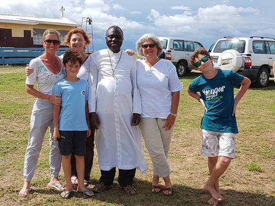 Visite lancement projet forage Nzambi Visite lancement projet forage Nzambi