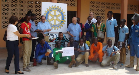 Participation à la construction du centre de formation professionnelle DON BOSCO